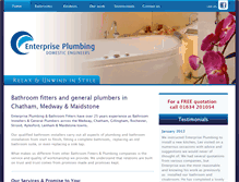 Tablet Screenshot of enterpriseplumbing.co.uk